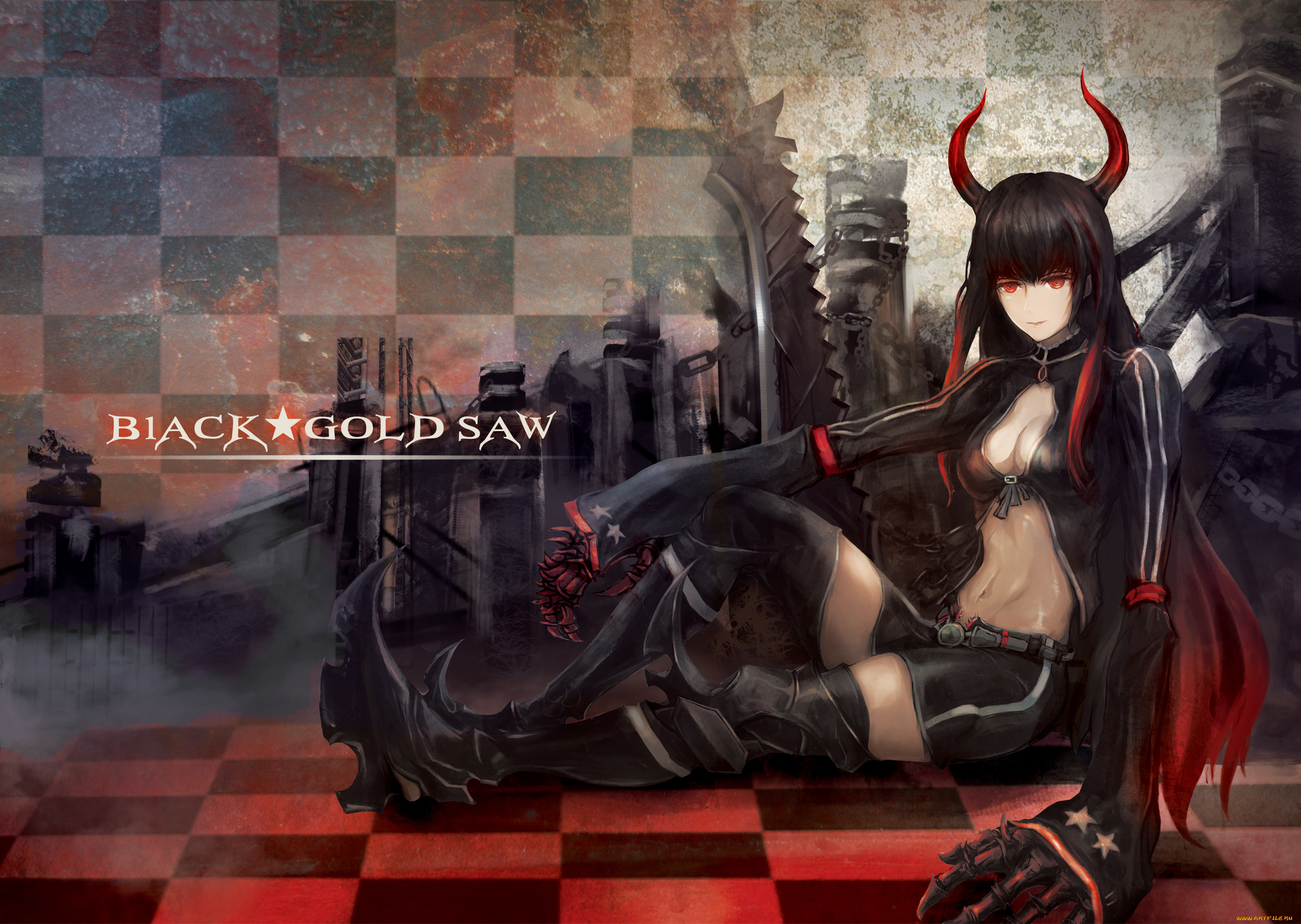 , black rock shooter, bsl, , irino, saya, black, rock, shooter, , 